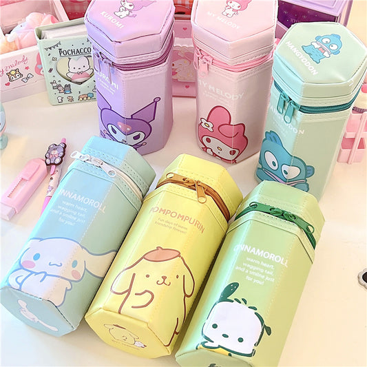Cartoon Octagonal Pen Holder