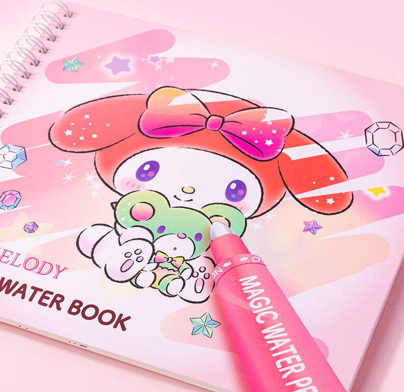 Sanrio Magical Water Painting Coloring Book