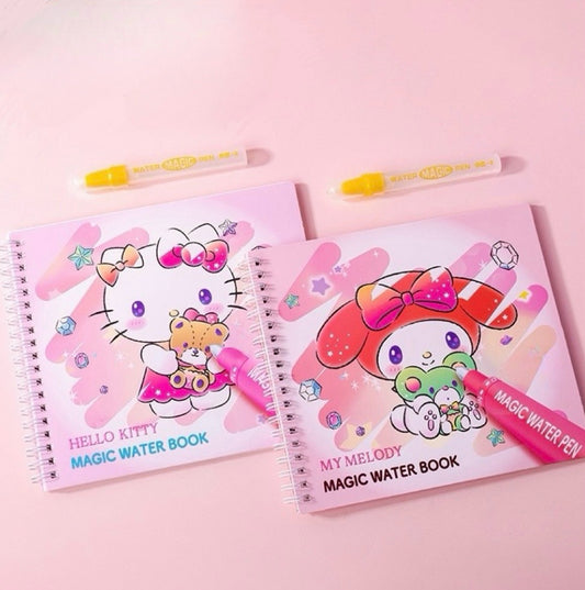 Sanrio Magical Water Painting Coloring Book