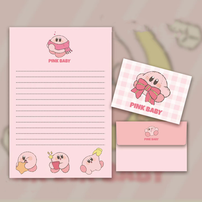 Kirby Letter Paper and Envelope Set