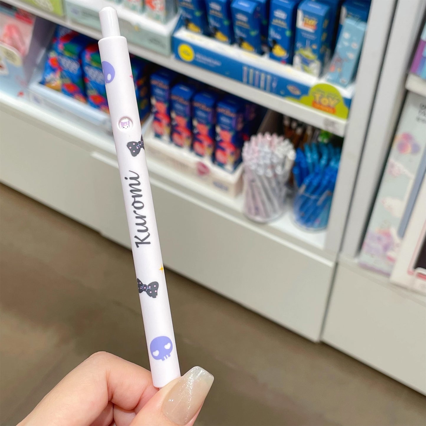 Miniso Sanrio Emoji Gel Pen - 0.5 mm - Black Ink