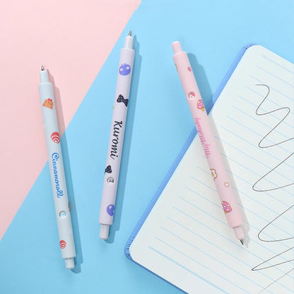 Miniso Sanrio Emoji Gel Pen - 0.5 mm - Black Ink