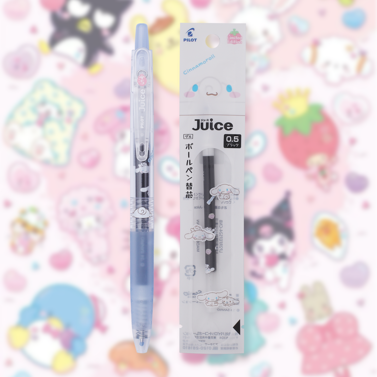 Pilot Juice x Sanrio Limited Edition Gel Pen Version 2 - 0.5 mm - Black Ink