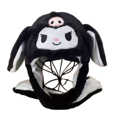 Plush Hat With Moving Ears