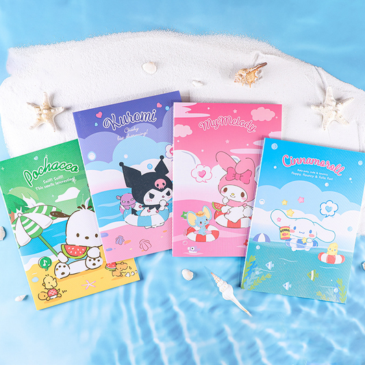 Sanrio Beach Series Notebook - B5 - 8 mm Ruled