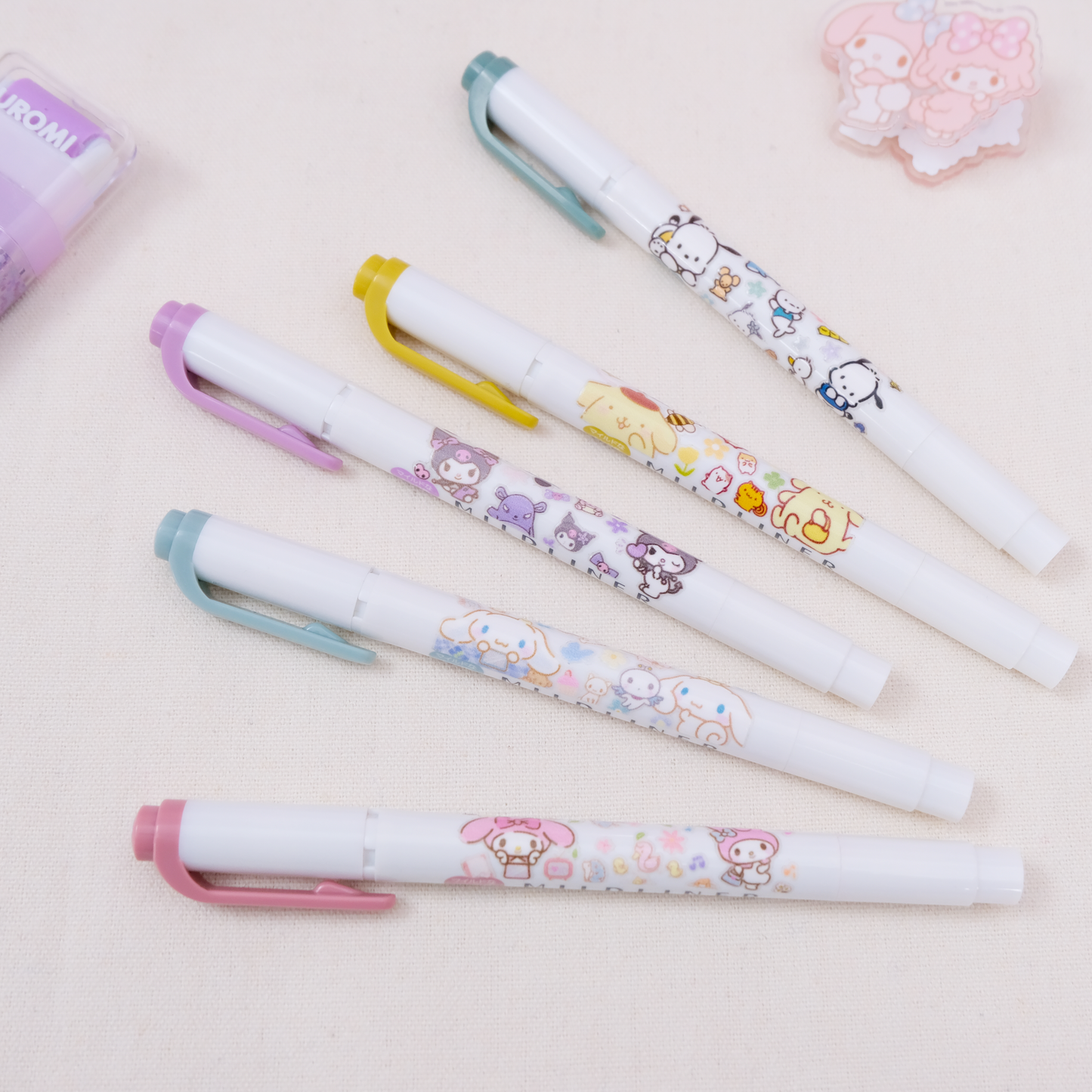 Zebra Mildliner Sanrio DIY Limited Double-Sided Highlighter - Fine / Bold - New Colors