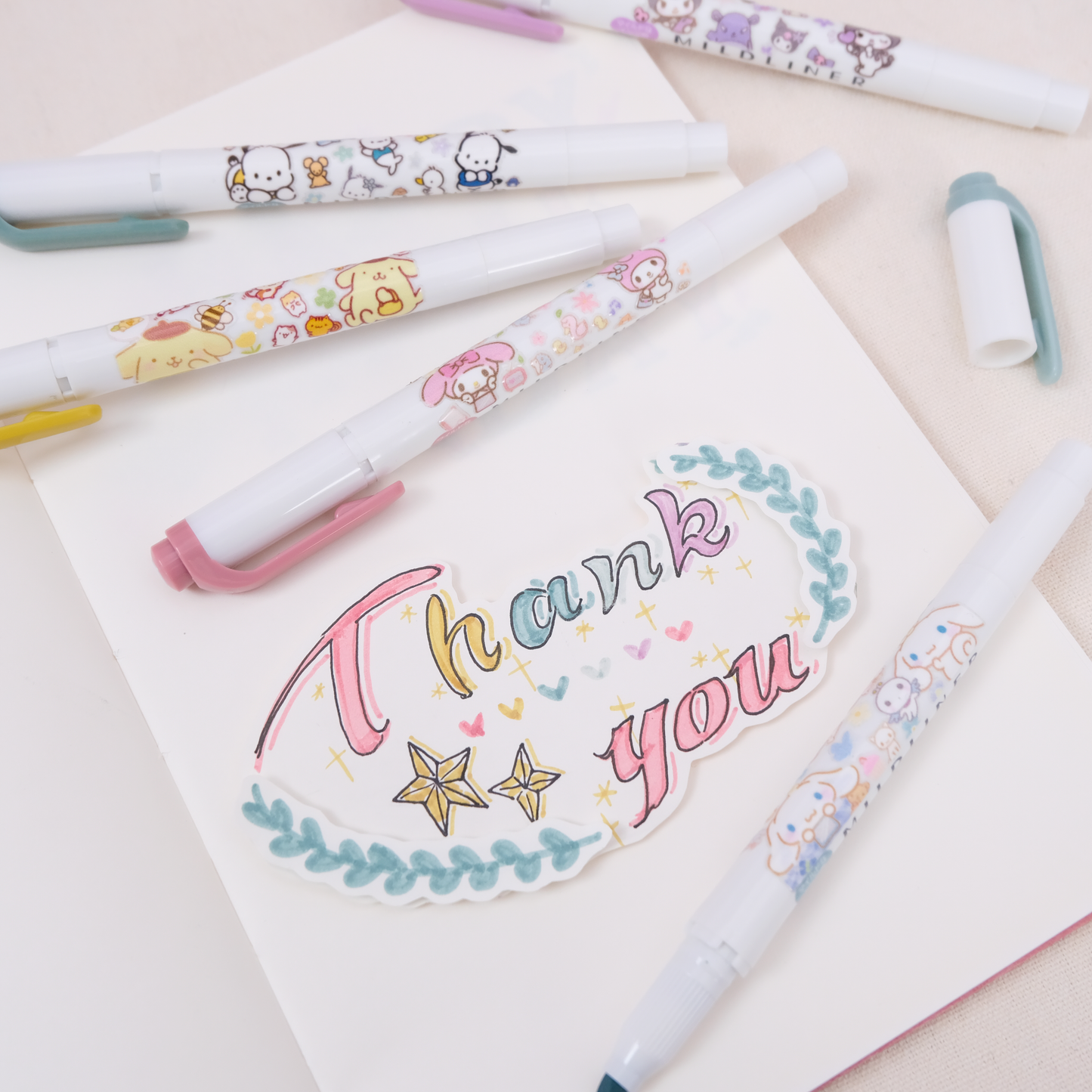 Zebra Mildliner Sanrio DIY Limited Double-Sided Highlighter - Fine / Bold - New Colors